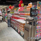 Cold Rolled Steel Supermarket Shelf Rack , TGL Economic Grocery Display Shelves