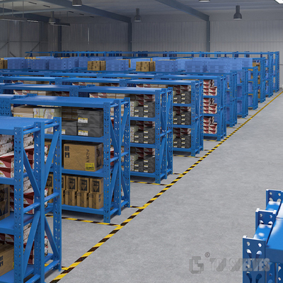 Industrial Warehouse Shelf Racks Heavy Duty 1200×450×1800mm size