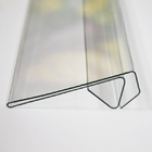Transparent Price Data Strip , Price Label Holder PVC Material 8mm-12mm Size
