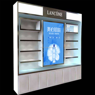 Material Steel Cosmetics Display Shelf For Salon Shop 45kg / Layer Capacity ODM