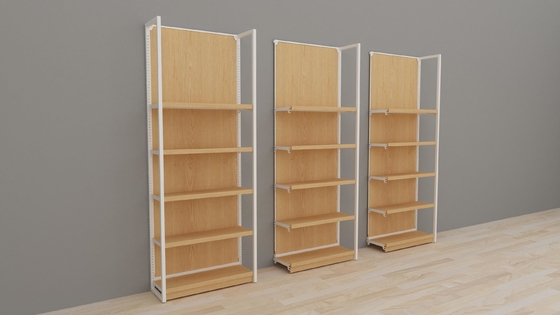 Miniso Style Store Display Shelf , Retail Display Shelving 50-55Kg Per Layer Capacity