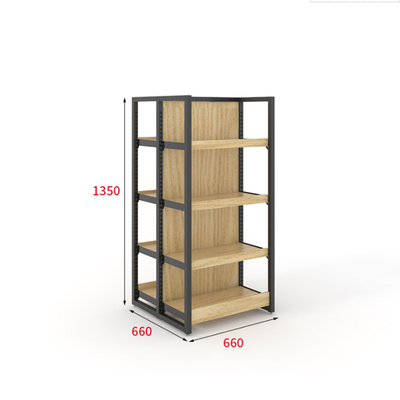 135cm Height Convenience Store Display Shelves 66cm width 89cm leghth For Retail Store