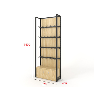 135cm Height Convenience Store Display Shelves 66cm width 89cm leghth For Retail Store
