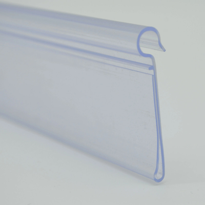 Transparent Shelving Accessories Plastic Price Tag Holder 1200mm 900mm 700mm Size