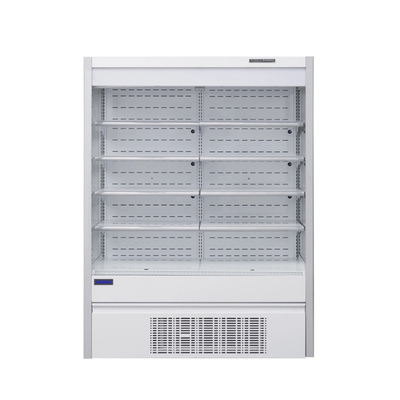 Open Air Supermarket Display Refrigerator 0-10℃ Temperature 50hz Frequency